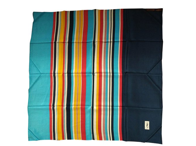 Yves Saint Laurent Silk scarves Multiple colors  ref.83860