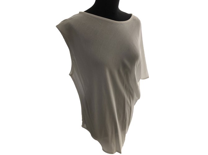 Ann Demeulemeester Blouse/tunique Polyester Blanc  ref.83952