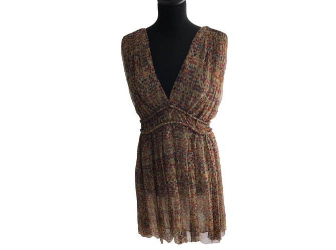 Isabel Marant Etoile Dresses Caramel Silk  ref.83953