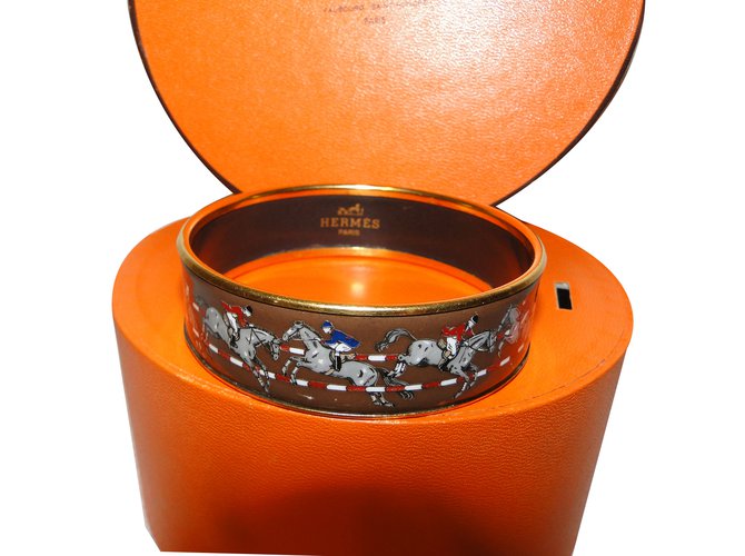 Hermès Bracelets Brown Gold-plated  ref.83971
