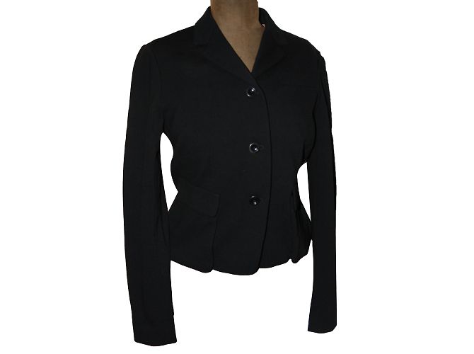 Paul Smith Jacke Schwarz Viscose Größe 42