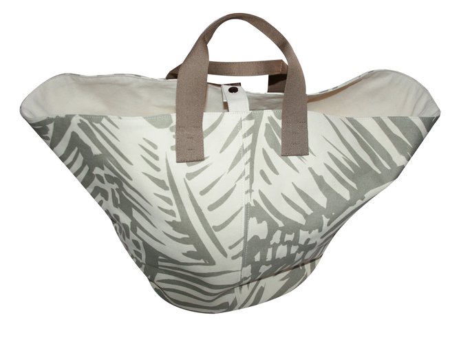 Hermès Travel bag Beige Cotton  ref.84029