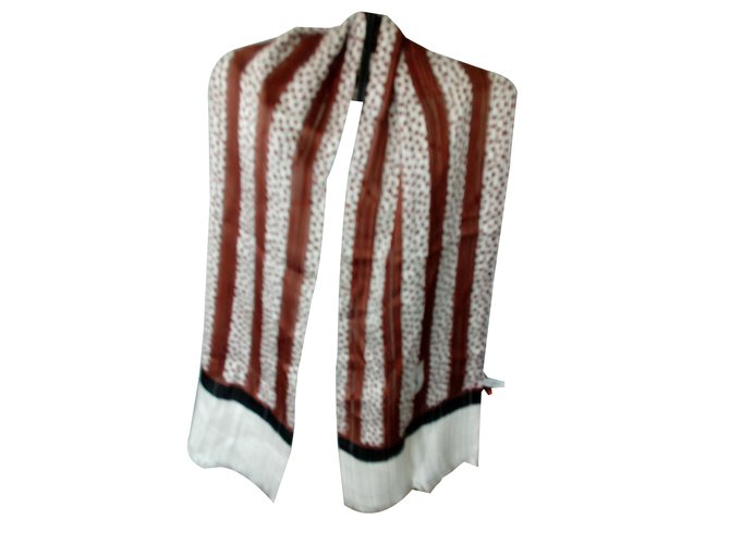 Yves Saint Laurent Sciarpe da uomo Multicolore Seta