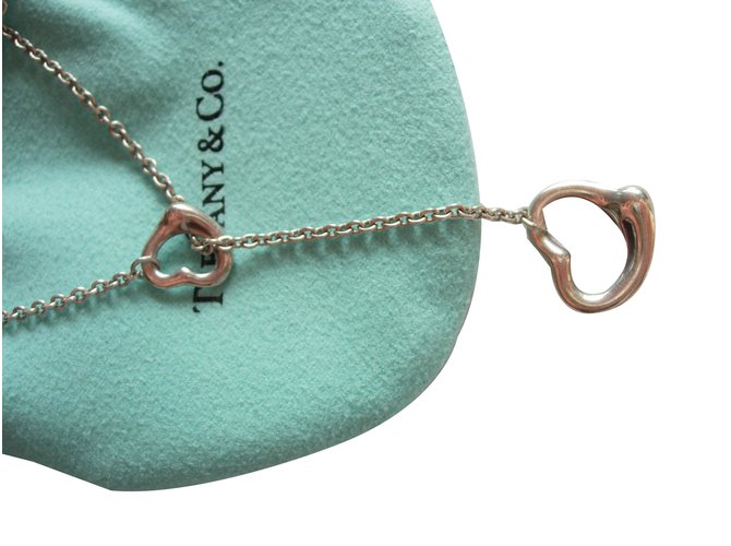Tiffany & Co Necklaces Silvery Silver  ref.84090
