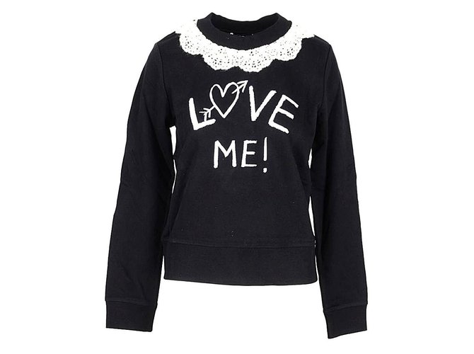black moschino jumper