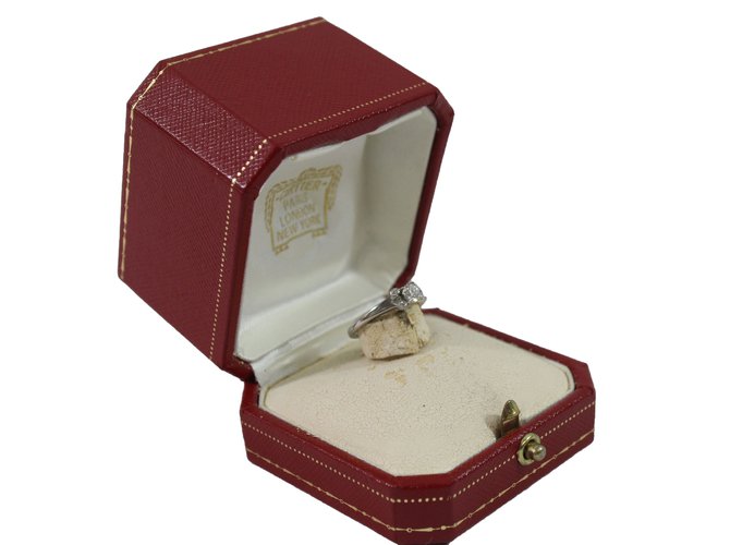 Cartier rings Silvery Platinum  ref.84146