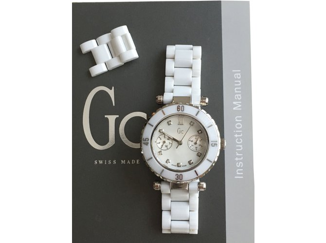 Autre Marque Feine Uhren Weiß Keramisch  ref.84163
