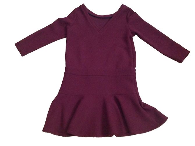 Comptoir Des Cotonniers Kleid Bordeaux A-Linie Gr M