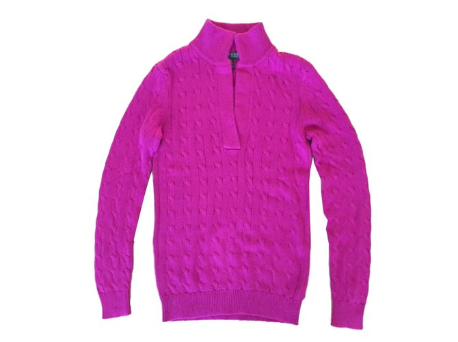 Polo Ralph Lauren Strickwaren Pink Baumwolle  ref.84195