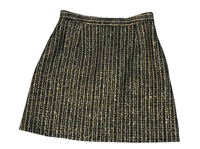 Saint Laurent minifalda de tweed Multicolor  ref.84212