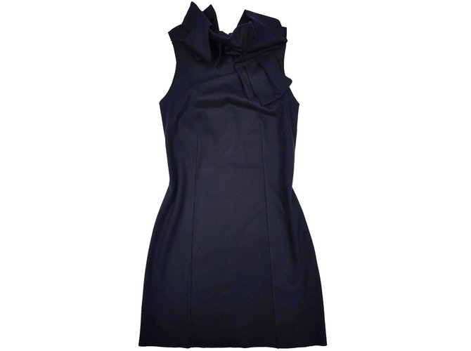 cos dark blue dress