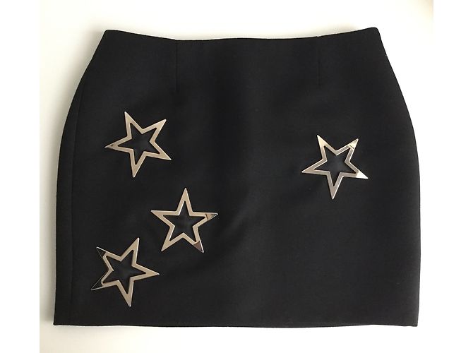 Anthony Vaccarello gonne Nero