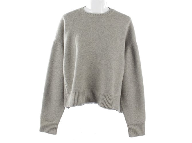 Céline pulls, vests Grey Cashmere Wool  ref.84301