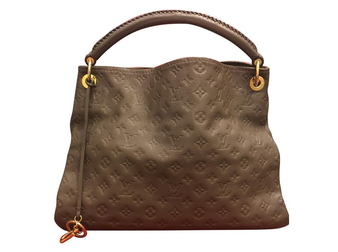Louis Vuitton Handbag Brown Leather  ref.84323