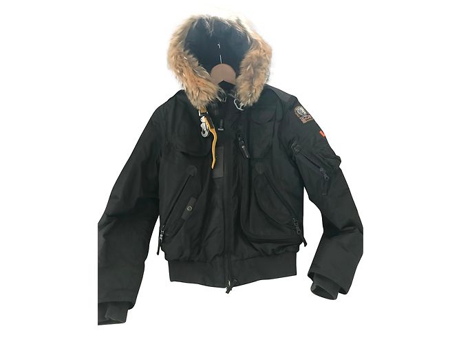 Parajumpers Goby Jacke Dunkelgrau Nylon Größe S Anthrazitgrau