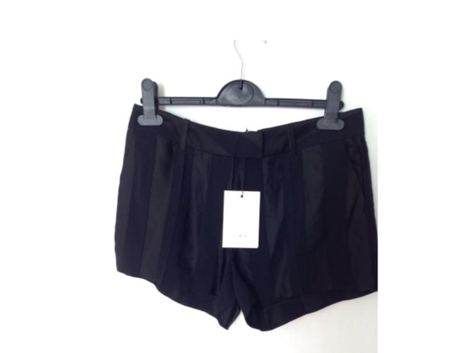 Iro Shorts Polyester Noir  ref.84403