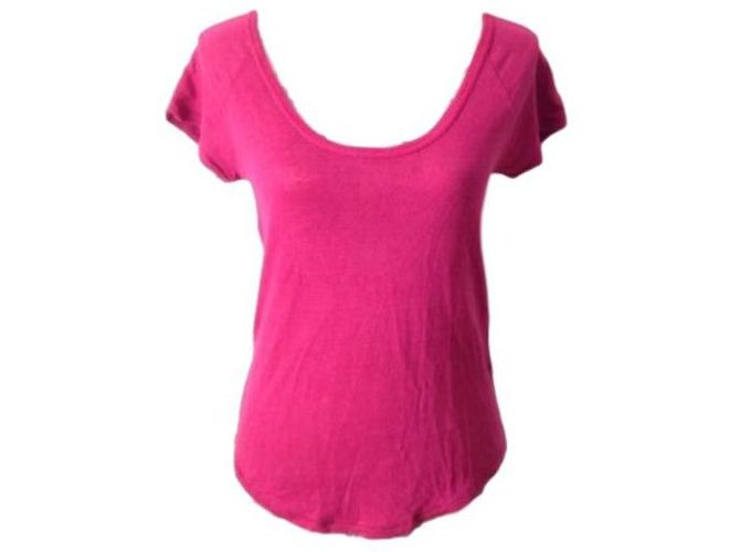 Iro Linen T-shirt Pink Raspberry