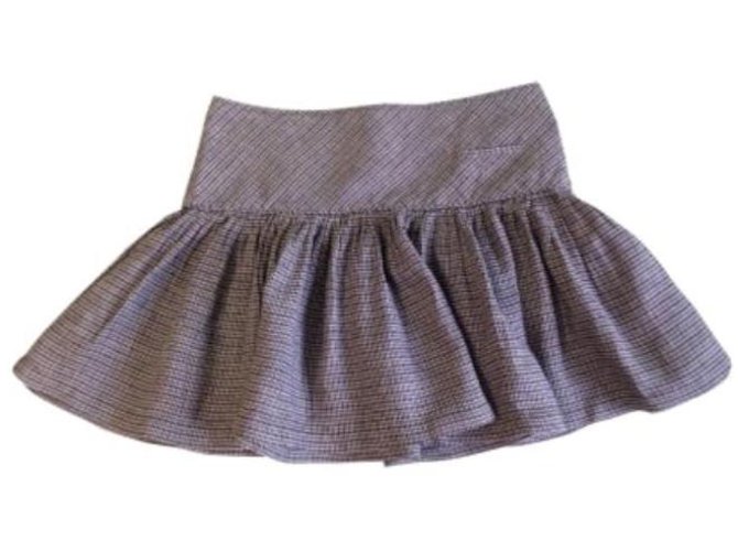 Isabel Marant Skirts Blue Grey Cotton  ref.84416