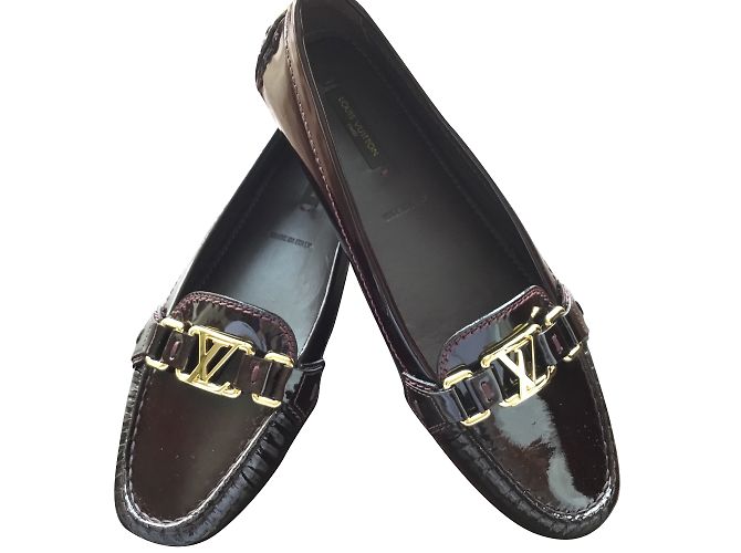 Louis Vuitton Mocassins Doré Prune