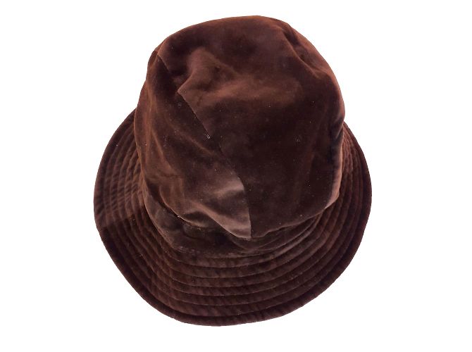 Salvatore Ferragamo cappello Stampa leopardo Marrone chiaro Seta Velluto