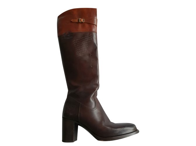 Autre Marque boots Black Leather  ref.84599