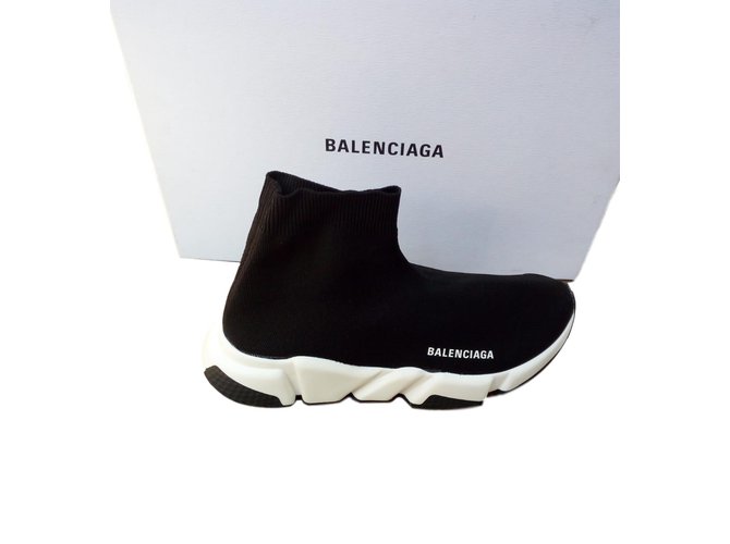 Balenciaga Speed Sneakers Black ref.84648 - Joli Closet