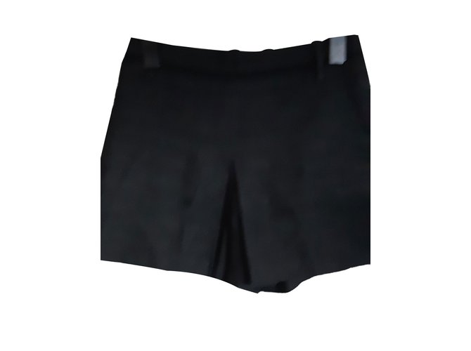 Comptoir Des Cotonniers shorts Dark grey Wool  ref.84671