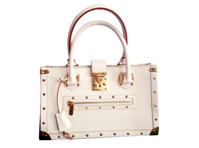 Louis Vuitton Handbag Beige Golden Lambskin  ref.84739