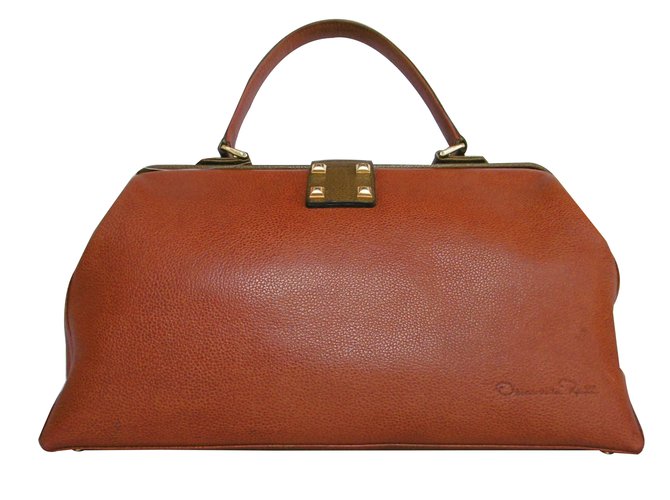 Oscar de la Renta Handbag Leather  ref.84745