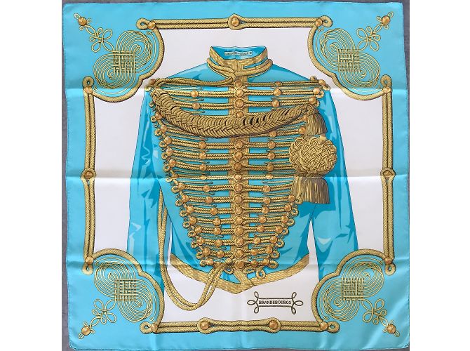 Hermès Brandebourgs Blu Seta