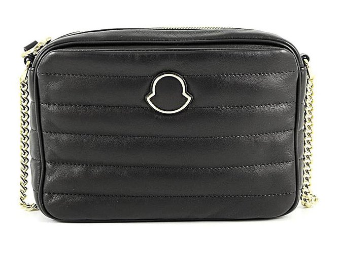 Moncler Leather bag Black  ref.84824