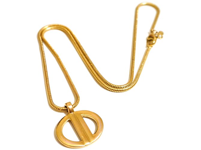 Dior Necklaces Golden Gold-plated  ref.84848