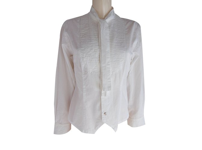 Comme Des Garcons Camicia Bianco Cotone  ref.84868