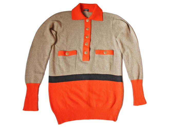 Chanel Multi-colored Cashmere Sweater Multiple colors  ref.84870