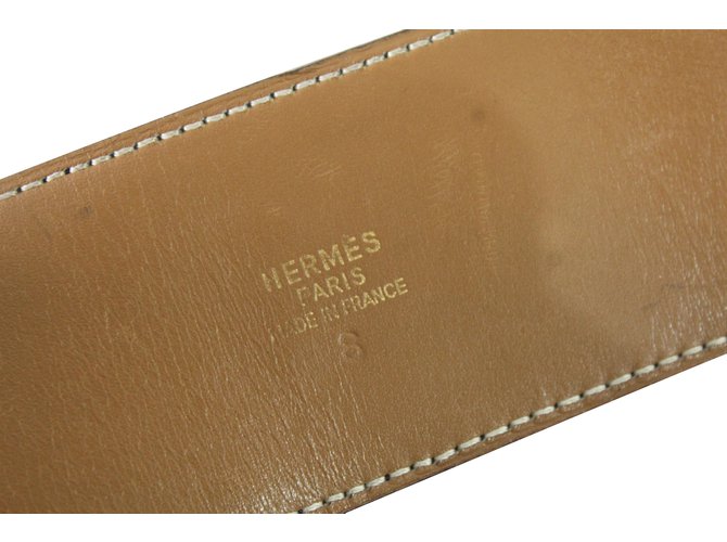 Hermès medor Preto Couro  ref.84933
