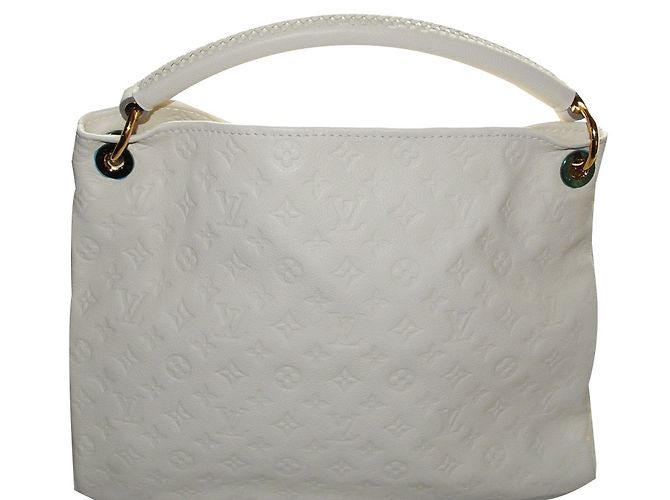 Louis Vuitton MM Artsy Fora de branco