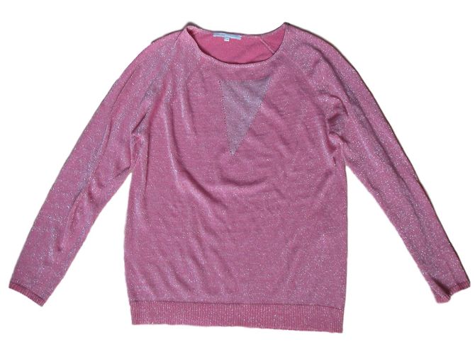Pull Maje rose en viscose taille 1