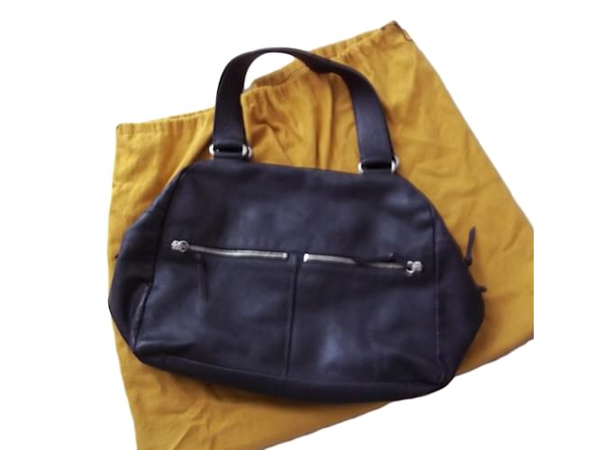 Il Bisonte Hand bags Black Leather  ref.85015