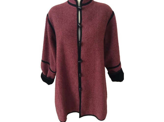 Saint Laurent Coats Fuschia Wool  ref.85072