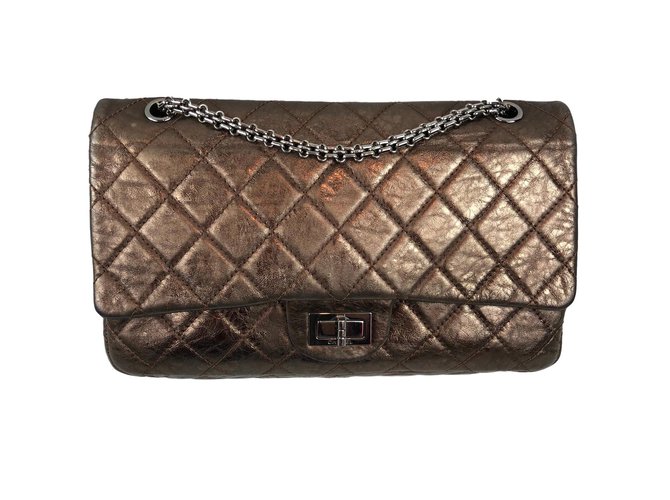 Chanel 2.55 Bronze Leather  ref.85092