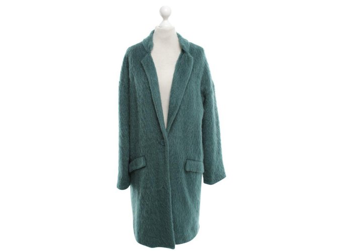 Max & Co Coats Green Wool  ref.85104