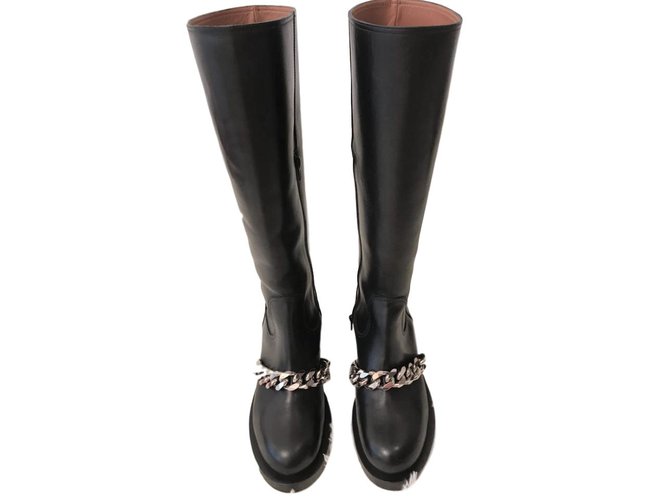 givenchy boots with chain