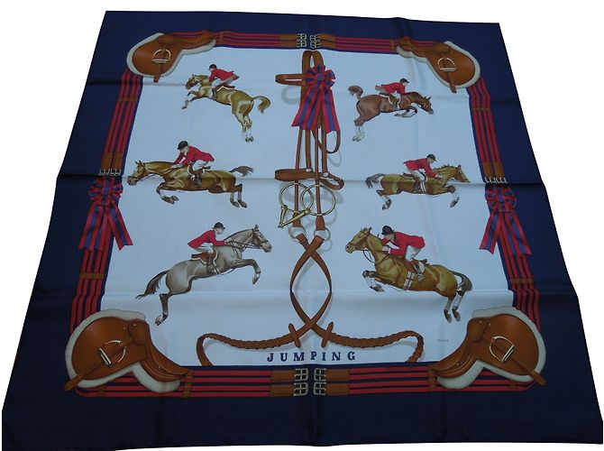 Hermès CARRE "JUMPING" Multicor