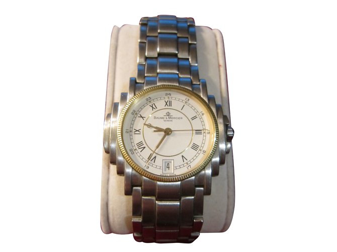 Baume & Mercier Uhren Silber Stahl  ref.85341