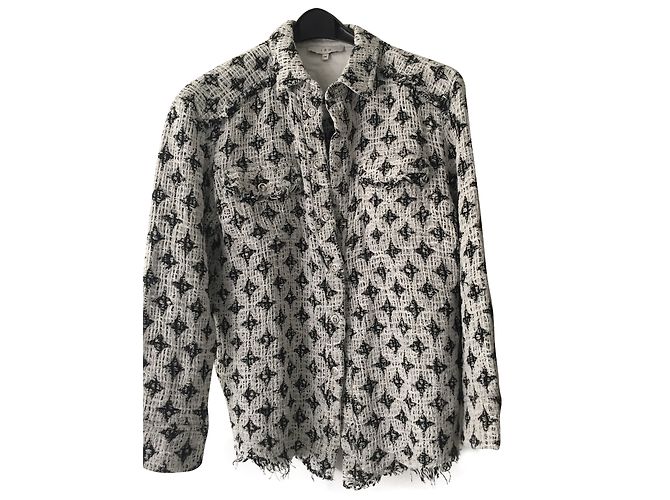 Camicia Iro Bianca in Cotone Bianco 