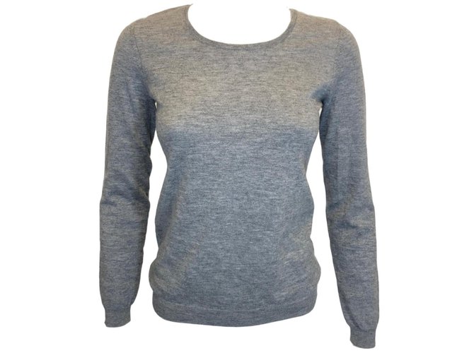 Eric Bompard Sweater Grey Cashmere  ref.85396