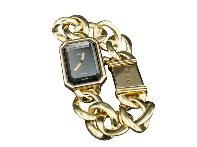 Première Chanel Watch Golden Gold  ref.85489