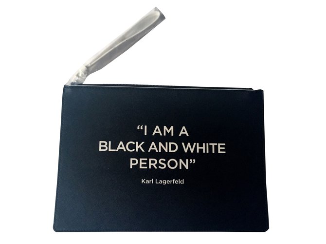 Karl Lagerfeld Pochette Noir  ref.85520