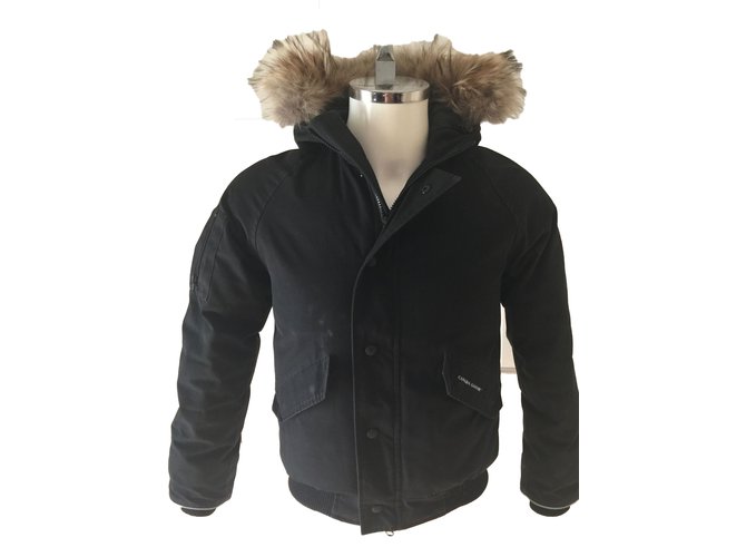 Canada Goose Boy's coats Black Polyester  ref.85536