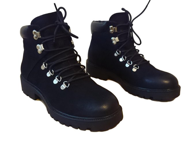 Vagabond Winter ankle boots Ankle Boots Leather Black ref.85571 - Joli  Closet